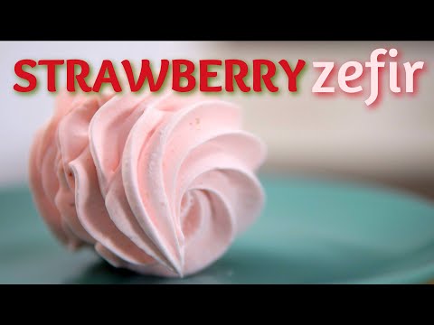 HOW TO MAKE NO GELATINE STRAWBERRY ZEFIR/Russian Marshmallow| CAKE O'CLOCK