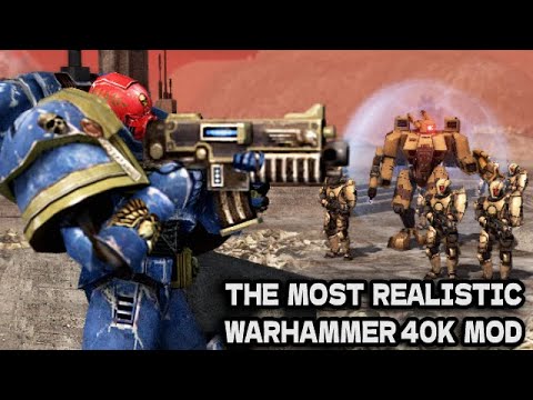 ULTIMATE MOD WARHAMMER 40K: Ultramarines vs Tau Empire! - Men of War: Assault Squad 2