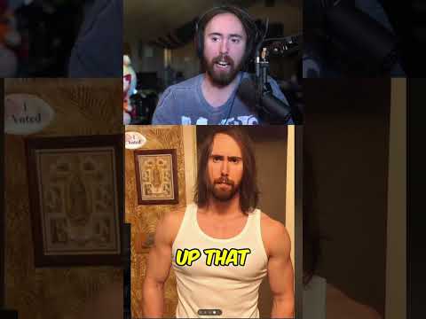 Asmongold got THIRSTY looking at himself #asmongold #twitch #react #gaming #news #drama