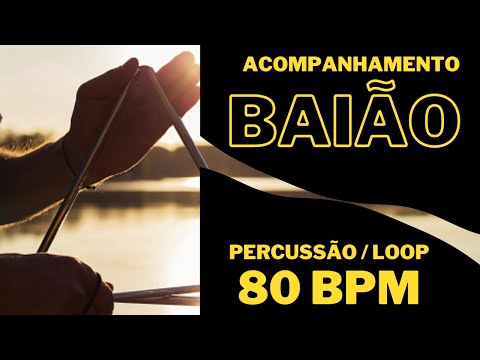 BAIÃO 80 bpm LOOP percussion - Brazilian rhythms