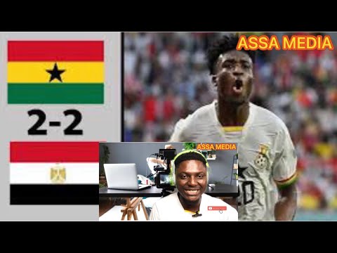 WATCH: HIGHLIGHTS EGYPT🇦🇴 2-2 🇬🇭GHANA