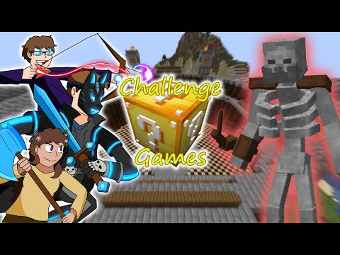 MUTANT SKELETON CHALLENGE GAMES! | Lucky Block Modded Minecraft