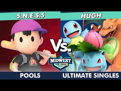 Midwest Arcadian 3 Pools - S.N.E.S.s (Ness) Vs. Hugh (Pokemon Trainer) SSBU Ultimate Tournament