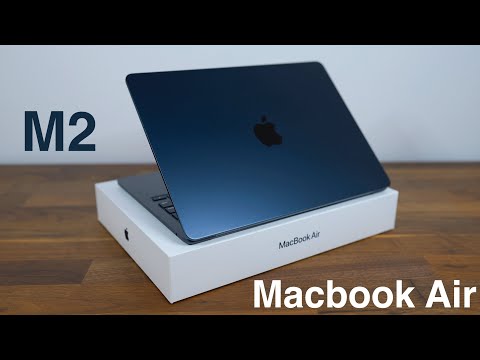 M2 MacBook Air Midnight Unboxing