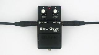 Video thumbnail for BOSS SG-1 Slow Gear Demo by Pepe Music