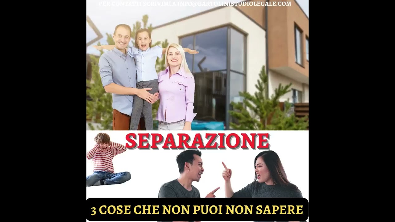 SEPARAZIONE: TRE COSE CHE DEVI SAPERE
