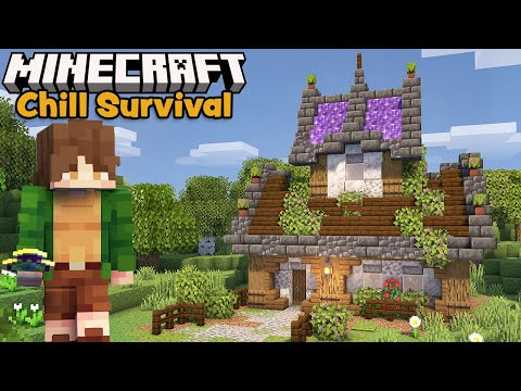 I Built a Magical Skeleton XP Farm! - Minecraft Chill Survival Let's Play