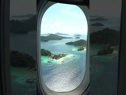 Airplane Window's views | Island Views | Airplane sky views |  Nature’s Aerial Beauty