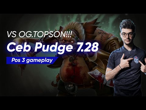 OG.Ceb Pudge Offlane vs OG.Topson | Full Gameplay Dota 2