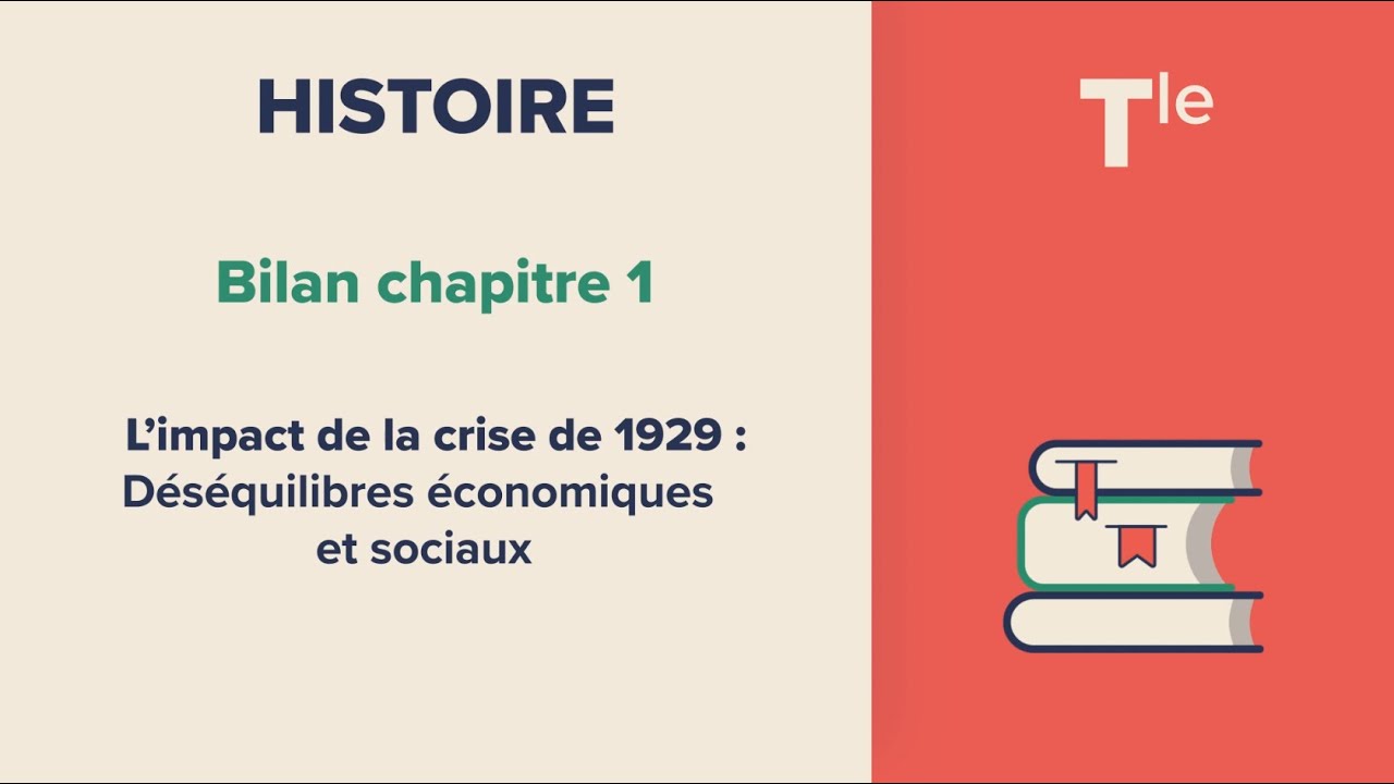 L'impact de la crise de 1929 : Déséquilibres économiques et sociaux (Histoire Tle)