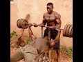 Jacked up African mucles / muscle time #muscle #workout