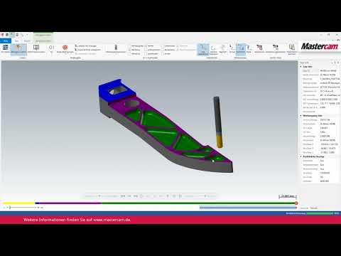 Mastercam 2023 | Hinzufügen von Operationen in aktive MC-Simulation