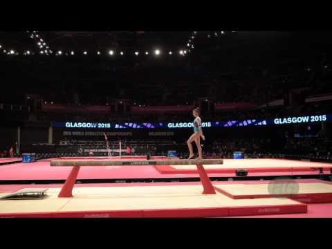 PLYTA Evangelia (GRE) - 2015 Artistic Worlds - Qualifications Balance Beam