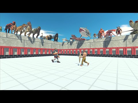 All Units Tournament With Prehistoric Mammals ARBS | Animal Revolt Battle Simulator