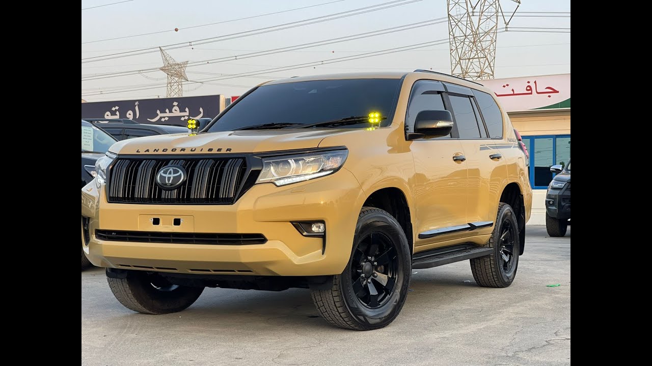 Toyota Prado 2018 GOLDEN Diesel AT 2.8L 4WD Leather 7 Seats Japan Import [RHD] Premium Condition video