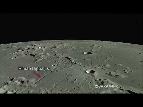 KAGUYA taking around "Rimae Hippalus" by HDTV [HD]