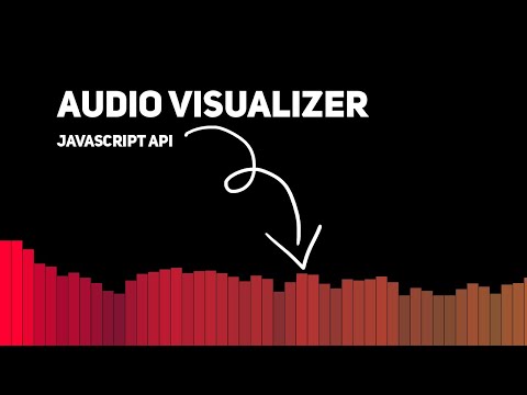 Audio Visualizer Using Javascript Api Sound Visualizer Javascript Audio Visualizer
