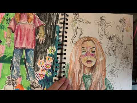 super exciting sketchbook tour december 2018 to april 2019