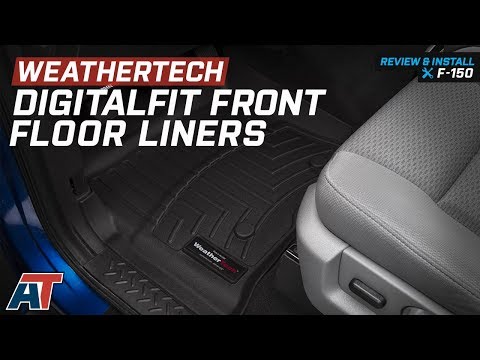 2009-2014 F150 Weathertech DigitalFit Front Floor Liners - Black Review & Install