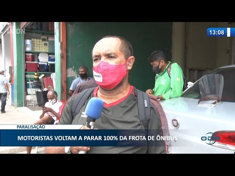 Motoristas e cobradores deflagram greve e STRANS cadastra motoristas alternativos 08 02 2021