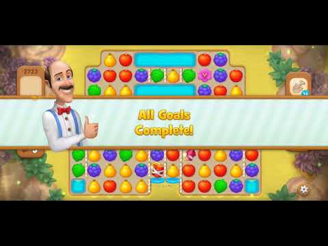 GardenScapes level 2721, 2722, 2723, 2724, 2725, 2726, 2728, 2729, 2730. No boosters