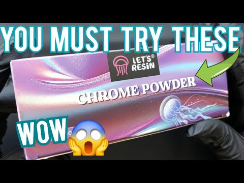 Stunning results from these Let's Resin Chrome Powders
