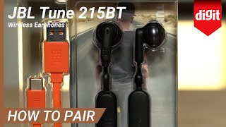 Video thumbnail for JBL Tune 215BT Wireless Earphones - How to Pair by Unbox-d by Digit