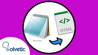 💾 How to SAVE NOTEPAD as HTML ✔️