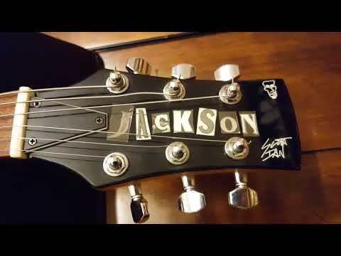 Jackson USA Scott Ian Anthrax Signature Guitar JJ1 Korina Natural 1995 Model Seymour Duncan Custom image 17