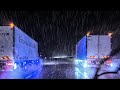 ️Driving On A Highway In Heavy Rain For Sleep Work Study
