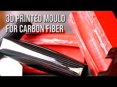3D Printed Moulds To Make Carbon Fiber Epoxy Resin Tubes – How to Tutorial