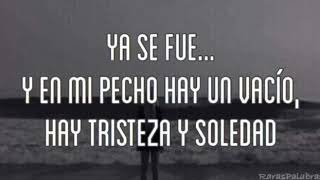 Ya Se Fue : Crecer German Letra.