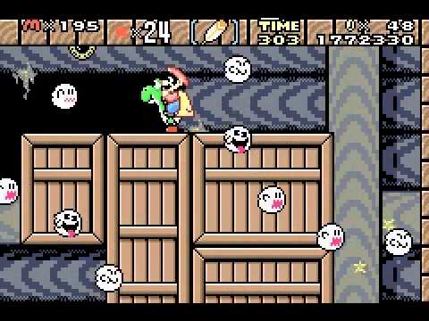 Super Mario World SMA 2  Sunken Ghost Ship