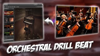 making DARK ORCHESTRAL DRILL BEAT from scratch🔥
