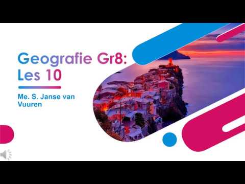 GEOGRAFIE GRAAD 8: 15 Mei 2020 - periode 6 (15086)