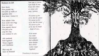 Wardruna - Rotlaust tre fell ( with lyrics and translation ) HQ