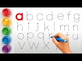 ABC Tracing A To Z Learn English Letters With Colors Alphabet Writing For Kids