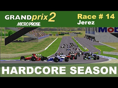 Microprose Grand Prix 2 - Race #14 -  European GP (Hardcore Season)
