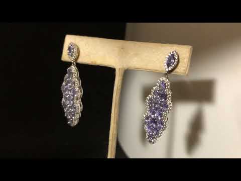 Luxury style December Birthstones Zircon Tanzanite Turquoise Blue Topaz Jewelry