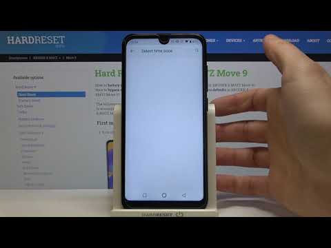 How to Change Date&Time on KRUGER & MATZ Move 9 - Manage Timezone
