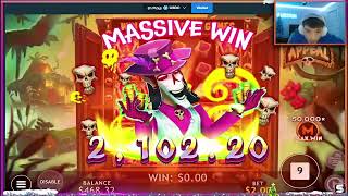 Hex Appeal Slot Drops Base Game Spin Big Win Of 2,102x on Massive Studios