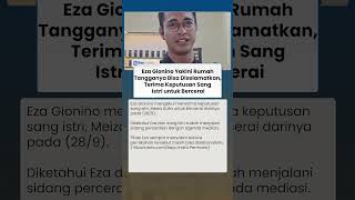 Eza Gionino Yakini Rumah Tangganya Bisa Diselamatkan, Terima Keputusan Sang Istri untuk Bercerai