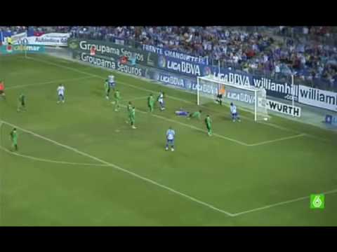 Malaga - Racing (Liga BBVA 2009/2010: Resumenes 3ª Jornada)