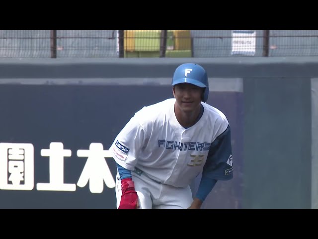 【ファーム】すぐさま同点!! ファイターズ・有薗直輝 センター前へタイムリーヒットを放つ!! 2025年7月9日 北海道日本ハムファイターズ 対 千葉ロッテマリーンズ