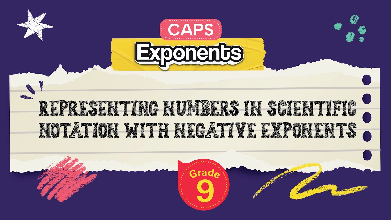 Representing Numbers in Scientific Notation with Negative Exponents