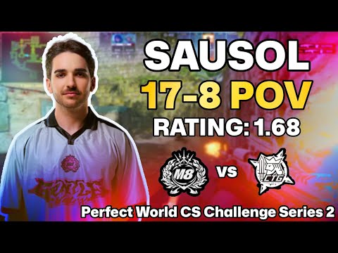SAUSOL 17-8 POV vs Change The Game (Ancient) | QUARTER FINAL Perfect World CS Challenge Series 2