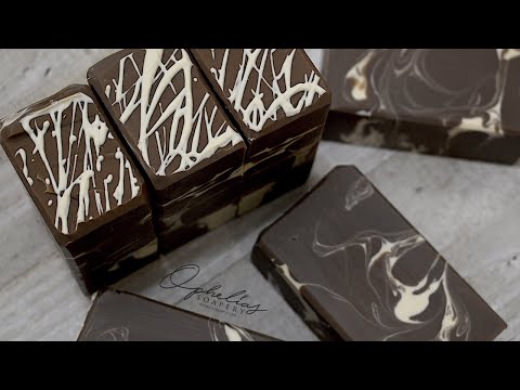 Making French Vanilla Oak Cold Process Soap