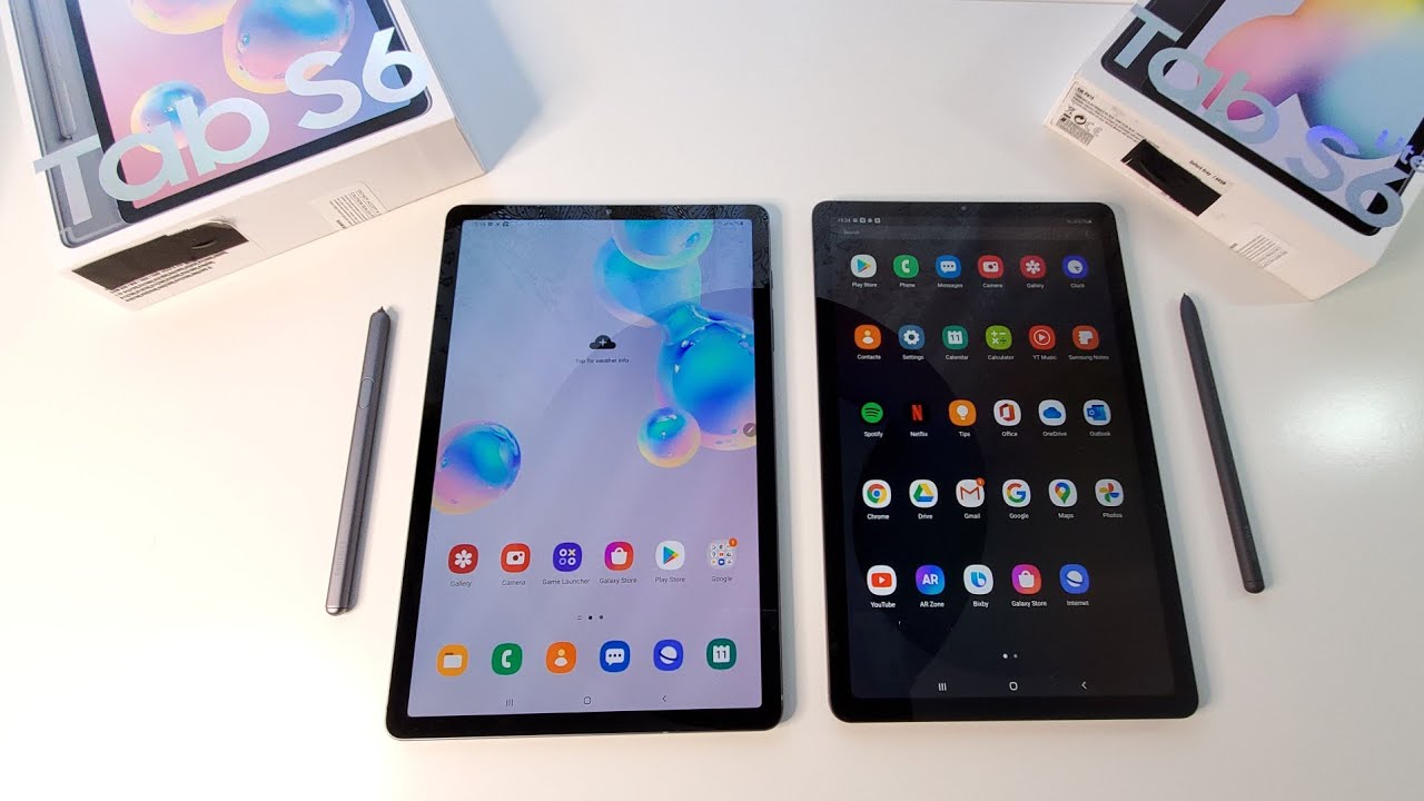 Samsung TAB S6  vs TAB S6 Lite | comparison, specs, details and my experience with them