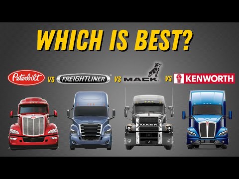 Thumbnail for Best American Semi-Truck? ▶ Peterbilt vs. Kenworth vs. Freightliner vs. MACK by Kenworth