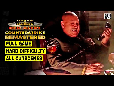 RED ALERT COUNTERSTRIKE REMASTERED 4K • FULL GAME • HARD DIFFICULTY